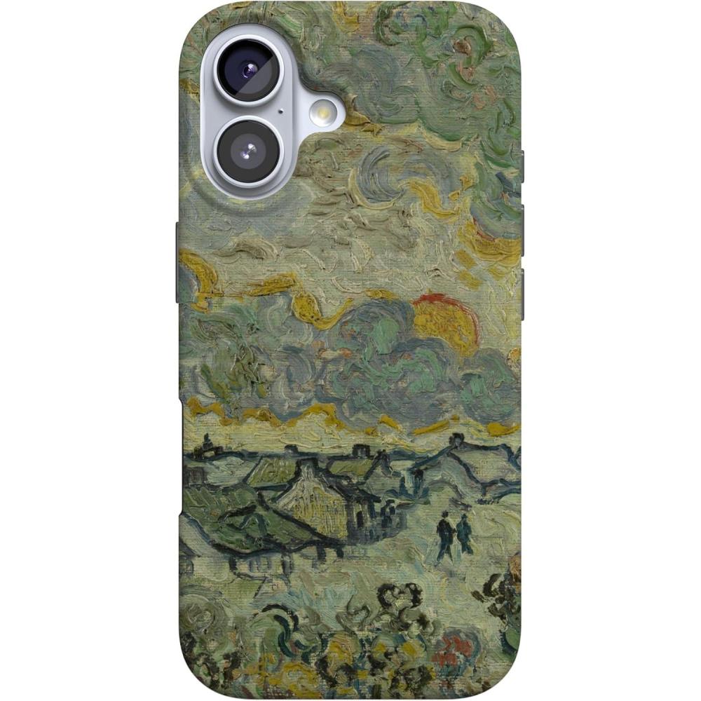 imageCasely iPhone 17 Case  Moody Monochrome  Bordeaux Rose  Compatible with MagSafe  Classic Ultra Thin DesignVan Gogh  Reminiscence of Vincent