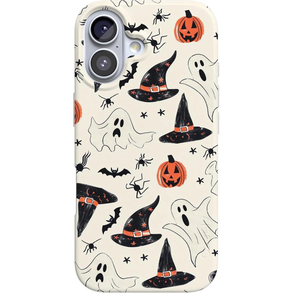 imageCasely iPhone 17 Case  Powder Pups  Dog Sled  Compatible with MagSafe  Classic Ultra Thin DesignFeeling Witchy  Haunted Halloween