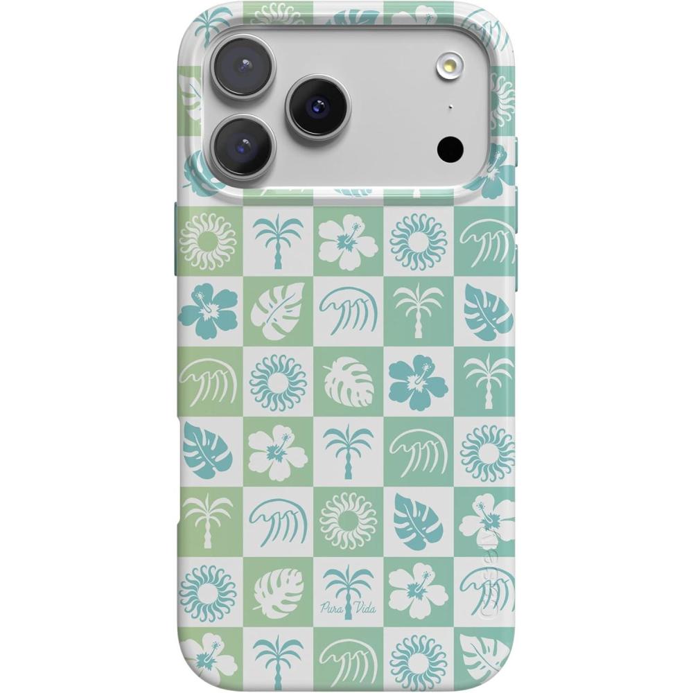 imageCasely iPhone 17 Pro Case  Chalet All Day  Winter Village  Compatible with MagSafe  Classic Ultra Thin DesignPura Vida  Coastal Checkers