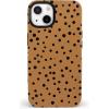 imageCasely iPhone 14 Case  You Cant Catch Me  Gingerbread Man  Bold Protective Design  Compatible with MagSafeSpot On  Dotted Animal Print