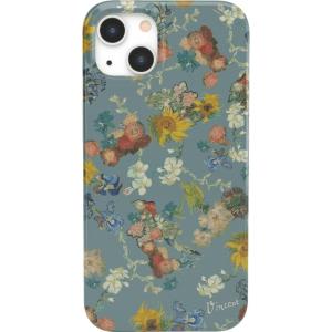 Casely iPhone 13 Case | Moody Monochrome | Twilight Flora | Compatible with MagSafe | Classic Ultra Thin Design(07 Van Gogh | All Flowers | 50th Anniversary)