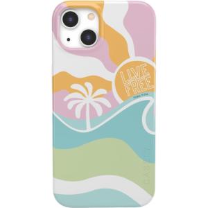 Casely iPhone 13 Case | Moody Monochrome | Twilight Flora | Compatible with MagSafe | Classic Ultra Thin Design(Pura Vida | Tropical Dreams)