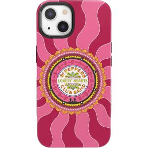 Casely iPhone 13 Case | Twilight Flora | Moody Monochrome | Bold Protective Design | Compatible with MagSafe(Beatles | Lonely Hearts Club | Sgt. Pepper’s)