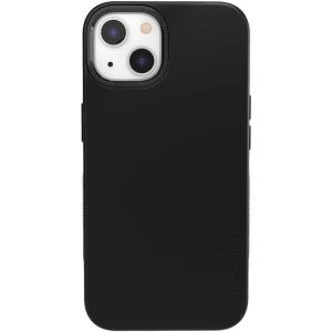 Casely iPhone 13 Case | Twilight Flora | Moody Monochrome | Bold Protective Design | Compatible with MagSafe(Black on Black)