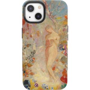 Casely iPhone 13 Case | Twilight Flora | Moody Monochrome | Bold Protective Design | Compatible with MagSafe(Pandora | The Met Museum)