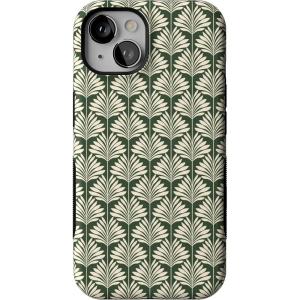 Casely iPhone 13 Case | Twilight Flora | Moody Monochrome | Bold Protective Design | Compatible with MagSafe(The Boyfriend Collection | Cabana Nights)