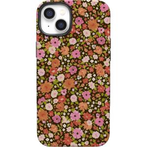 Casely iPhone 14 Case | Blue Stripes | Sunday Best | Bold Protective Design | Compatible with MagSafe(Rustic Roses | Boho Bouquet)