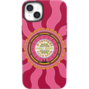 Casely iPhone 14 Case | Lovebug | Blue Hearts | Bold Protective Design | Compatible with MagSafe(Beatles | Lonely Hearts Club | Sgt. Pepper’s)
