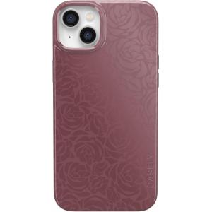 Casely iPhone 14 Case | Moody Monochrome | Bordeaux Rose | Compatible with MagSafe | Classic Ultra Thin Design(Moody Monochrome | Bordeaux Rose)