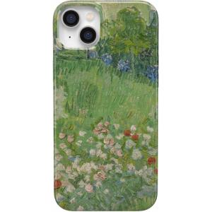 Casely iPhone 14 Case | Moody Monochrome | Bordeaux Rose | Compatible with MagSafe | Classic Ultra Thin Design(Van Gogh | Vincent’s Admired Garden)