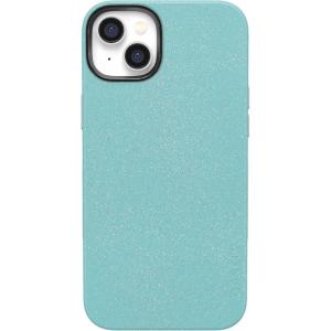 Casely iPhone 14 Case | Night Walk | The Beatles Abbey Road Dual Image | Bold Protective Design | MagSafe Compatible Design(Aquamarine | Ocean Blue Shimmer Glitter)