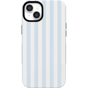 Casely iPhone 14 Case | Night Walk | The Beatles Abbey Road Dual Image | Bold Protective Design | MagSafe Compatible Design(Blue Stripes | Sunday Best)