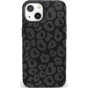 Casely iPhone 14 Case | Night Walk | The Beatles Abbey Road Dual Image | Bold Protective Design | MagSafe Compatible Design(Into the Wild | Black Leopard)