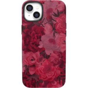 Casely iPhone 14 Case | Night Walk | The Beatles Abbey Road Dual Image | Bold Protective Design | MagSafe Compatible Design(Romance Novel | Moody Floral)