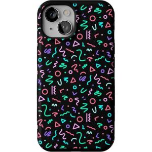 Casely iPhone 14 Case | You Can’t Catch Me | Gingerbread Man | Bold Protective Design | Compatible with MagSafe(Always Vibing | Retro)