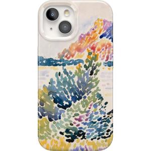 Casely iPhone 15 Case | Hanging Around | Potted Plants Floral | Compatible with MagSafe | Classic Ultra Thin Design(Calm Waters | The Met Museum)