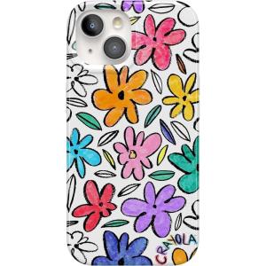 Casely iPhone 15 Case | Hanging Around | Potted Plants Floral | Compatible with MagSafe | Classic Ultra Thin Design(Outside the Lines | Crayola Marker)