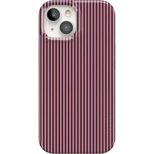 Casely iPhone 15 Case | Hanging Around | Potted Plants Floral | Compatible with MagSafe | Classic Ultra Thin Design(Stripes and the City | Tiny Pinstripe)