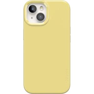 Casely iPhone 15 Case | Sneaky Monkeys | Frida Kahlo Jungle Floral | Compatible with MagSafe | Classic Ultra Thin Design(Butter Me Up | Butter Yellow)