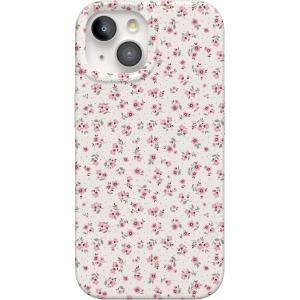 Casely iPhone 15 Case | Sneaky Monkeys | Frida Kahlo Jungle Floral | Compatible with MagSafe | Classic Ultra Thin Design(Cottage Charm | Cottagecore)