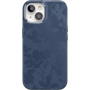 Casely iPhone 15 Case | Sneaky Monkeys | Frida Kahlo Jungle Floral | Compatible with MagSafe | Classic Ultra Thin Design(Moody Monochrome | Twilight Flora)
