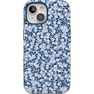 Casely iPhone 15 Case | Twilight Flora | Moody Monochrome | Bold Protective Design | Compatible with MagSafe(Picking Daisies | Cottagecore)