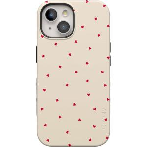 Casely iPhone 15 Plus Case | All The Fun Things | Fun on Weekdays | Bold Protective Design | Compatible with MagSafe(Be Mine | Tiny Hearts)
