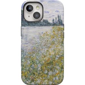 Casely iPhone 15 Plus Case | All The Fun Things | Fun on Weekdays | Bold Protective Design | Compatible with MagSafe(Monet’s Summer Landscape | The Met Museum)