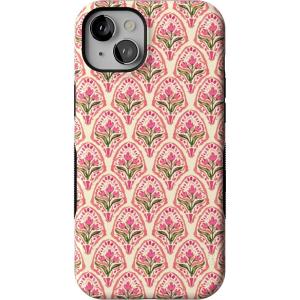 Casely iPhone 15 Plus Case | Navy Floral | Full Bloom | Bold Protective Design | Compatible with MagSafe(Tulip Tapestry | Jenna Palek x Casely)