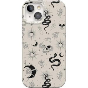 Casely iPhone 15 Plus Case | Waves & Rays | Sunshine | Compatible with MagSafe | Classic Ultra Thin Design(No Further Explanation | Snakes & Skulls)