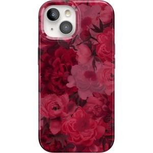 Casely iPhone 15 Plus Case | Waves & Rays | Sunshine | Compatible with MagSafe | Classic Ultra Thin Design(Romance Novel | Moody Floral)