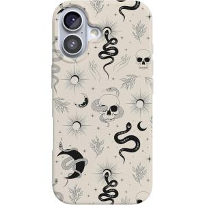 Casely iPhone 17 Case | Full Bloom | Navy Floral | Compatible with MagSafe | Classic Ultra Thin Design(No Further Explanation | Snakes & Skulls)