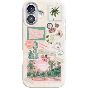 Casely iPhone 17 Case | Full Bloom | Navy Floral | Compatible with MagSafe | Classic Ultra Thin Design(Vintage Vacay | FashionPass x Casely)