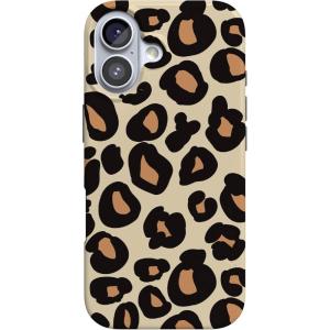 Casely iPhone 17 Case | Moody Monochrome | Bordeaux Rose | Compatible with MagSafe | Classic Ultra Thin Design(Into the Wild | Leopard Print)