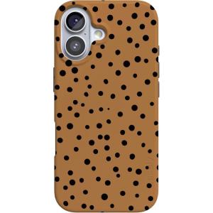 Casely iPhone 17 Case | Moody Monochrome | Bordeaux Rose | Compatible with MagSafe | Classic Ultra Thin Design(Spot On | Dotted Animal)