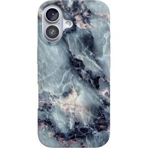 Casely iPhone 17 Case | Powder Pups | Dog Sled | Compatible with MagSafe | Classic Ultra Thin Design(Deep Sea | Blue Marble)