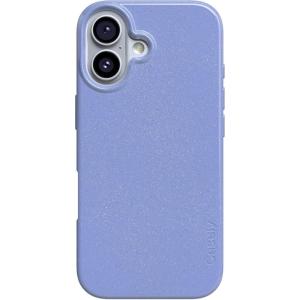 Casely iPhone 17 Case | Powder Pups | Dog Sled | Compatible with MagSafe | Classic Ultra Thin Design(First Light | Periwinkle Pastel Shimmer)