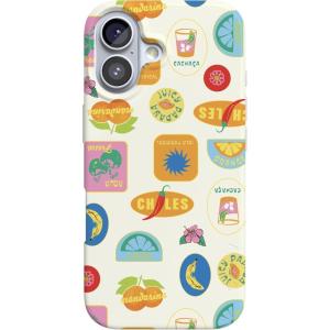 Casely iPhone 17 Case | Powder Pups | Dog Sled | Compatible with MagSafe | Classic Ultra Thin Design(Stuck in Paradise | Dippin’ Daisy’s Tropical Vaca)