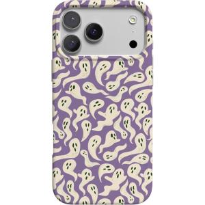 Casely iPhone 17 Pro Case | Chalet All Day | Winter Village | Compatible with MagSafe | Classic Ultra Thin Design(All Boo’d Up | Purple Ghost)