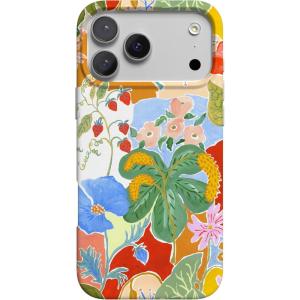Casely iPhone 17 Pro Case | Chalet All Day | Winter Village | Compatible with MagSafe | Classic Ultra Thin Design(Botanical Blooms | Floral Patchwork)