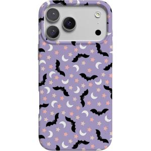 Casely iPhone 17 Pro Case | Chalet All Day | Winter Village | Compatible with MagSafe | Classic Ultra Thin Design(Midnight Flight | Celestial Bats)