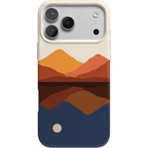 Casely iPhone 17 Pro Case | Chalet All Day | Winter Village | Compatible with MagSafe | Classic Ultra Thin Design(Opposites Attract | Day & Night Colorblock Mt.)