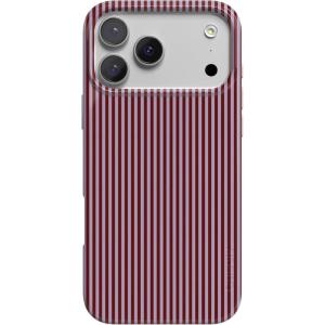 Casely iPhone 17 Pro Case | Chalet All Day | Winter Village | Compatible with MagSafe | Classic Ultra Thin Design(Stripes and the City | Tiny Pinstripe)