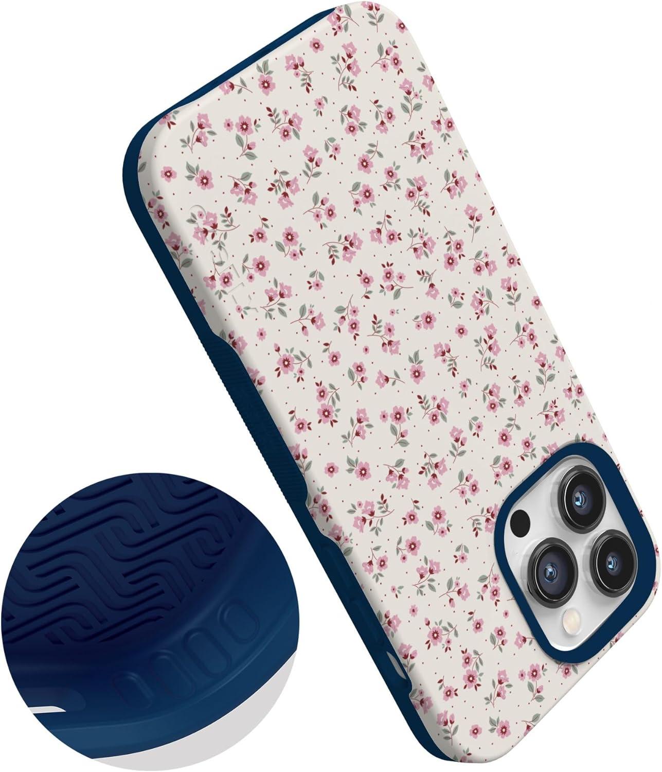 imageCasely iPhone 14 Pro Case  Cottage Charm  Cottagecore  Bold Protective Design  Compatible with MagSafe