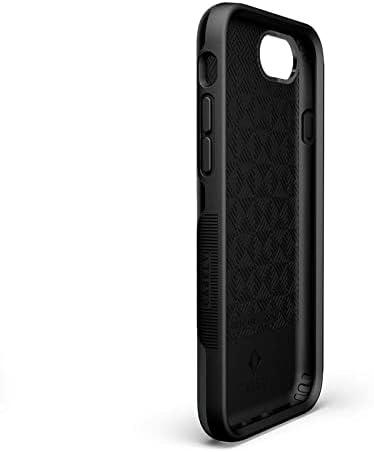 imageCasely iPhone 14 Pro Max Case Blue Stripes Sunday Best Bold Protective Design Compatible with MagSafeBlack on Black