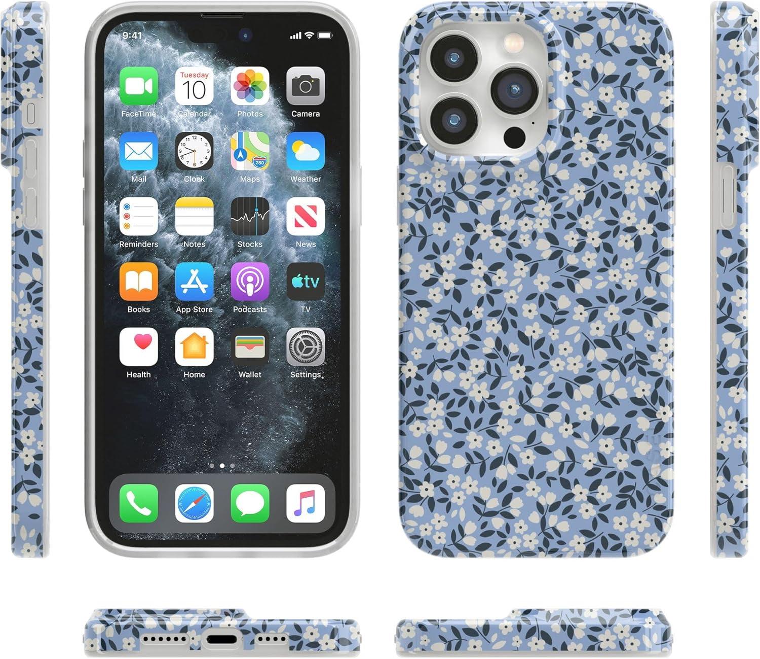 imageCasely iPhone 14 Pro Max Case  Lost in Spots  Cheetah Print  Compatible with MagSafe  Classic Ultra Thin DesignPicking Daisies  Cottagecore