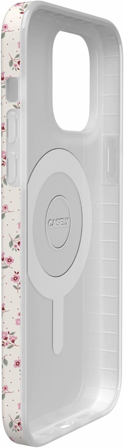 imageCasely iPhone 14 Pro Max Case  Rose to Fame  Blue amp White Floral  Compatible with MagSafe  Classic Ultra Thin DesignCottage Charm  Cottagecore