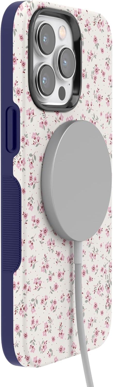 imageCasely iPhone 14 Pro Max Case Sunday Best Pastel Garden Bold Protective Design MagSafe Compatible DesignCottage Charm Cottagecore