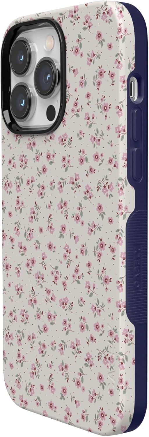 imageCasely iPhone 14 Pro Max Case Sunday Best Pastel Garden Bold Protective Design MagSafe Compatible DesignCottage Charm Cottagecore