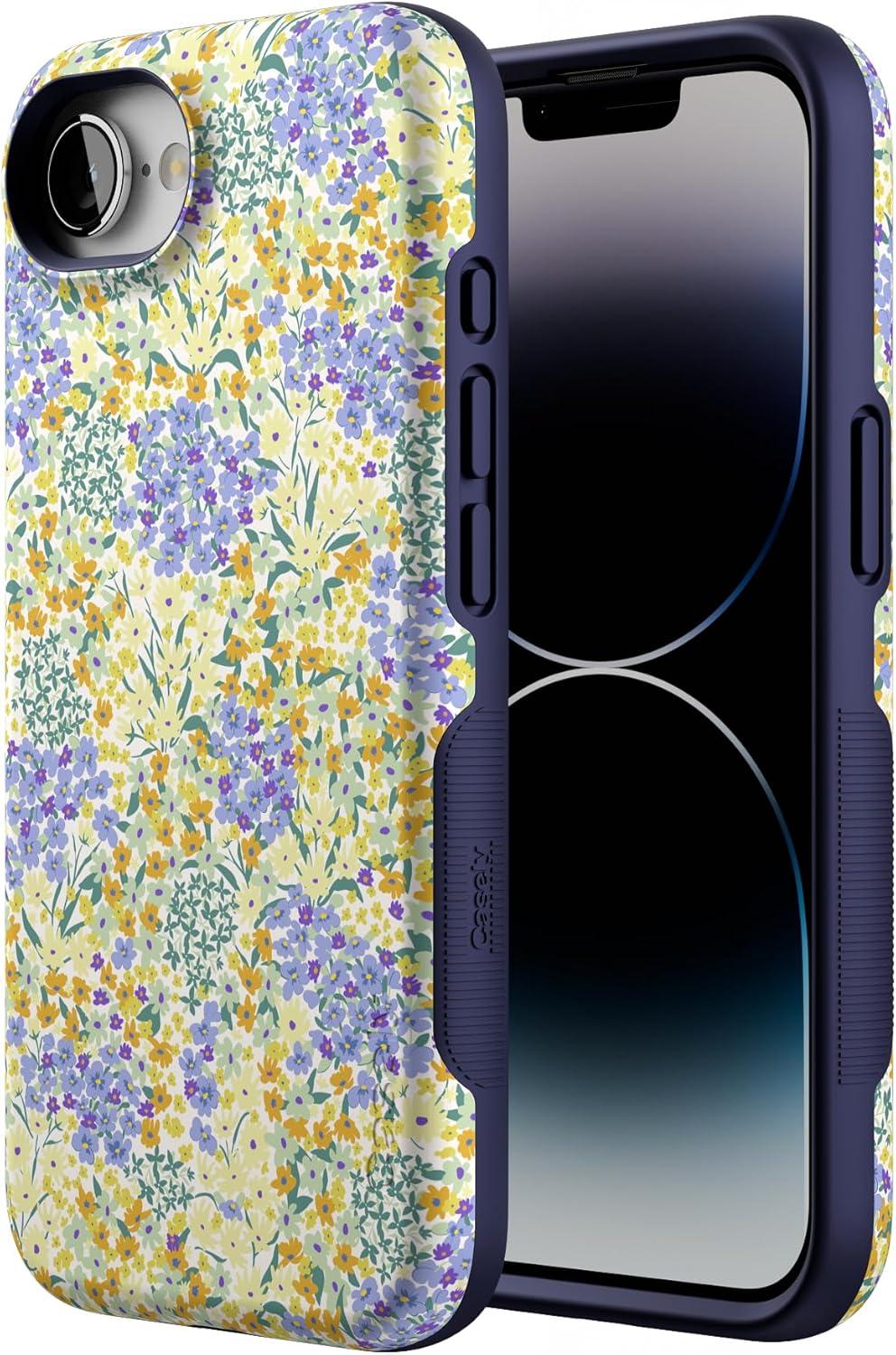 imageCasely iPhone 16e Case  Love Me Knot  Blue Bow  Bold Protective Design  Compatible with MagSafeDream Garden  Cottagecore